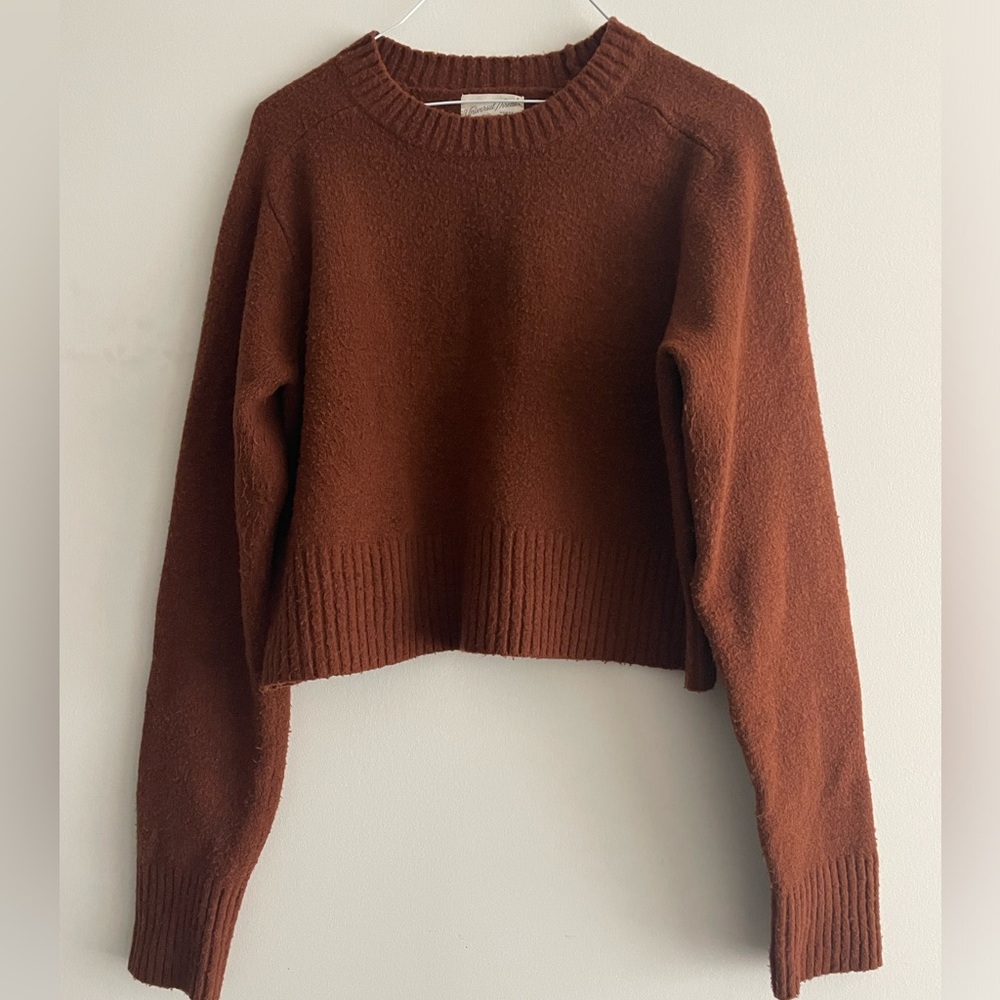 Women's Crewneck Cashmere-Like Pullover Sweater